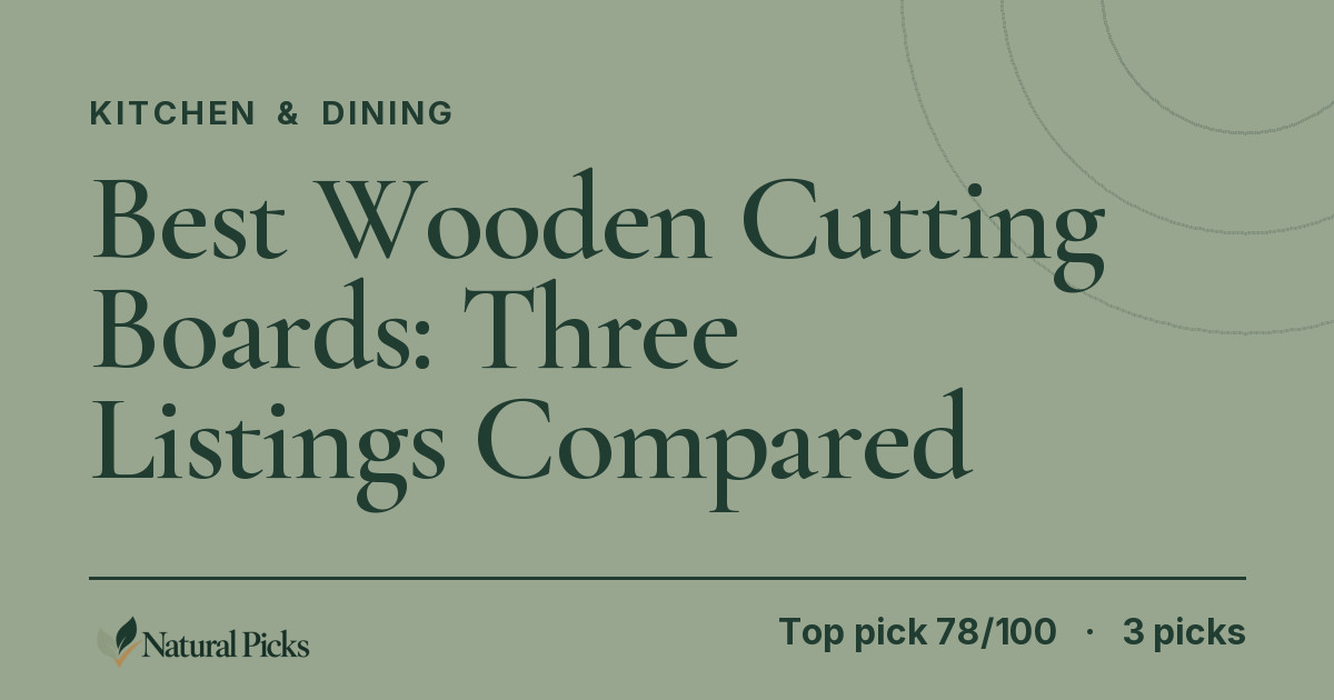 Best Wooden Cutting Boards: Three Listings Compared